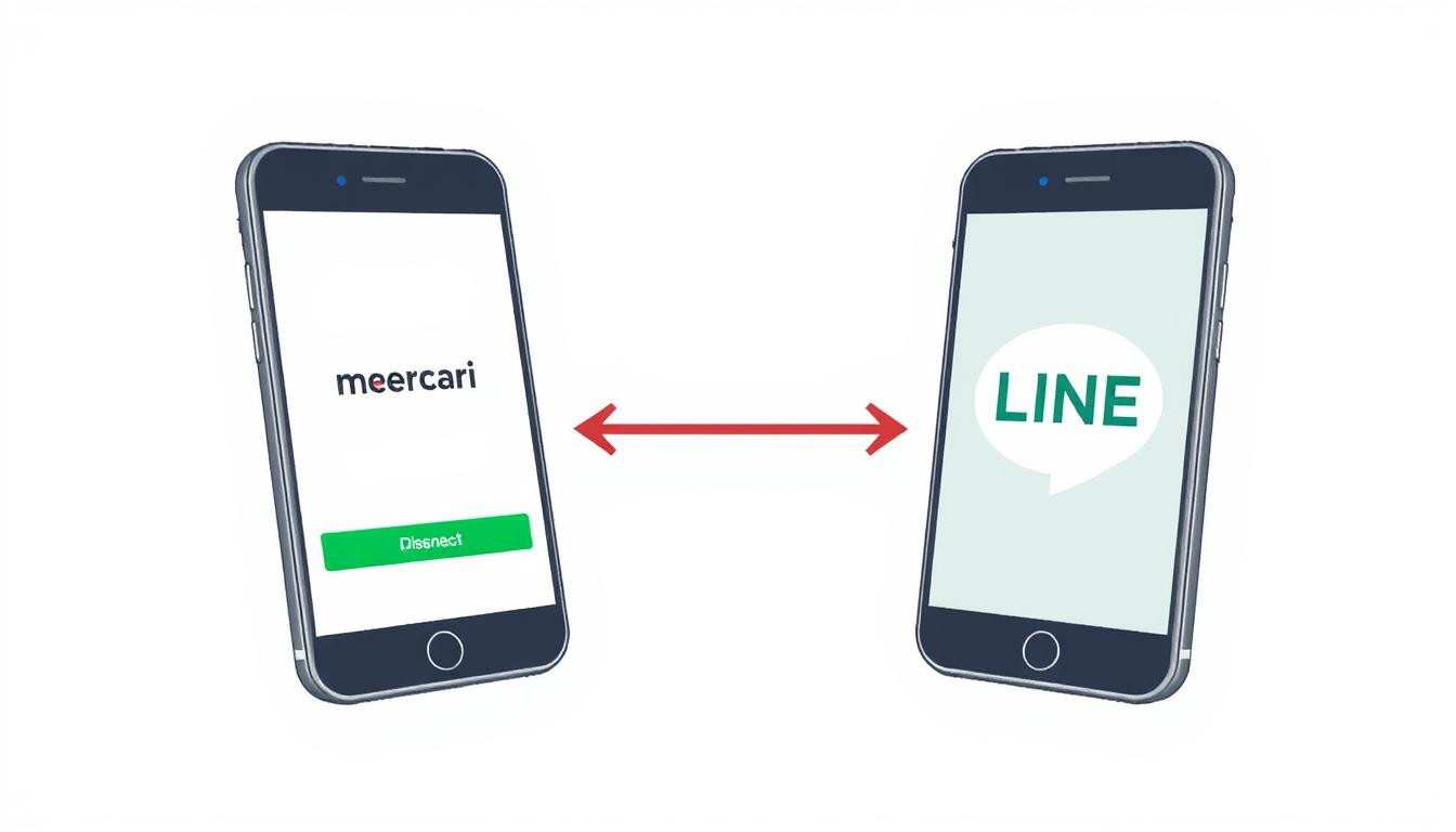 メルカリ line 連携解除