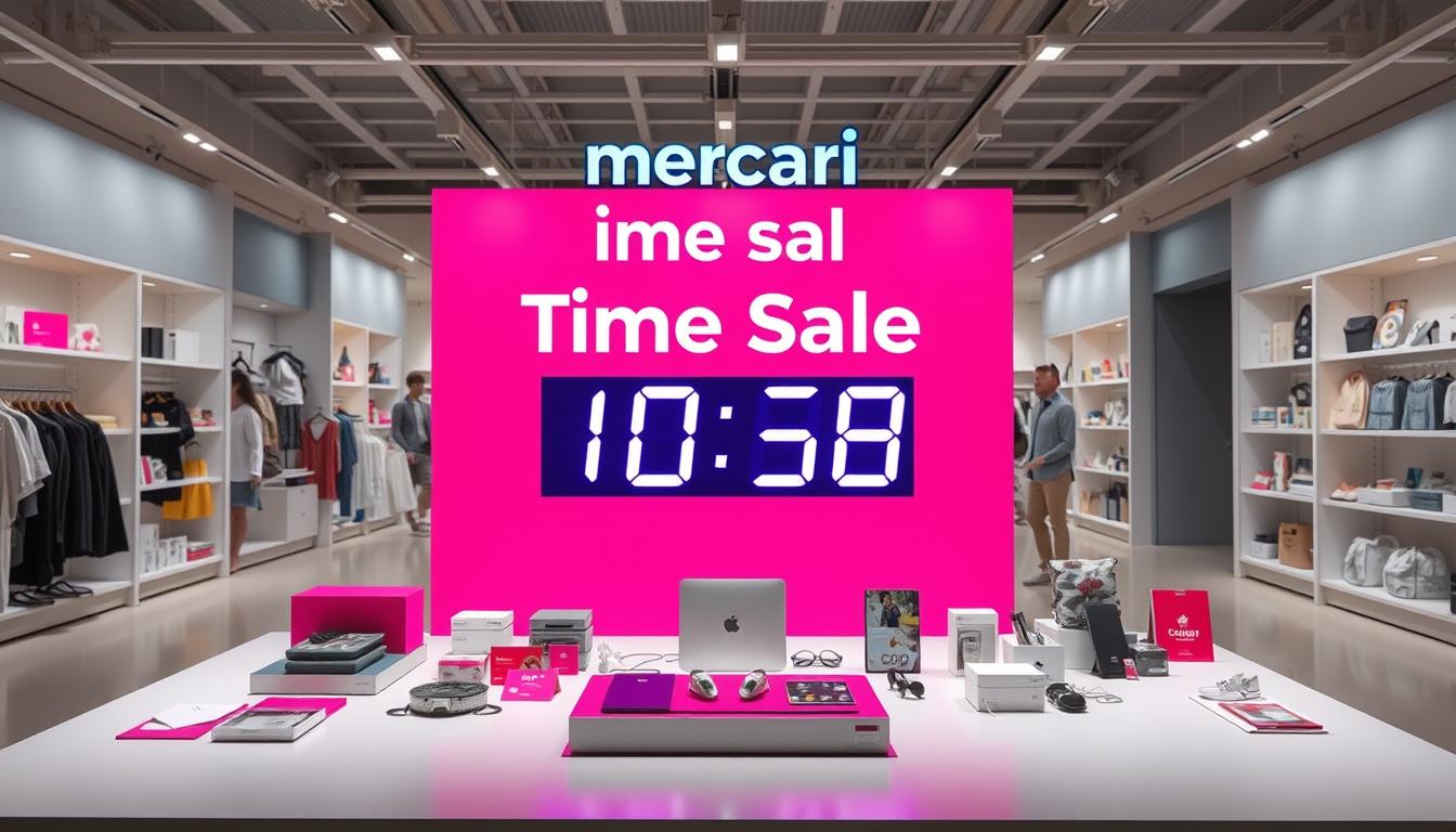 メルカリ タイムセール やり方