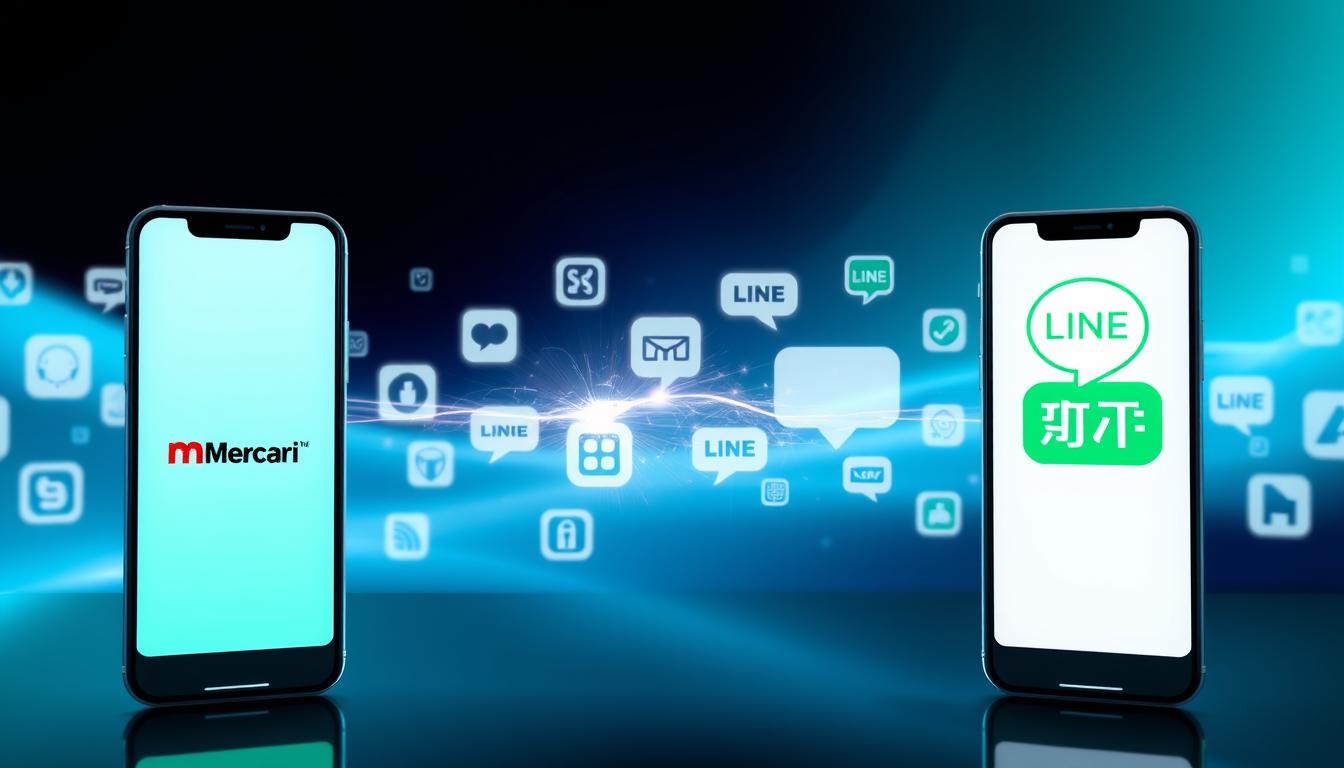 メルカリ ライン 連携