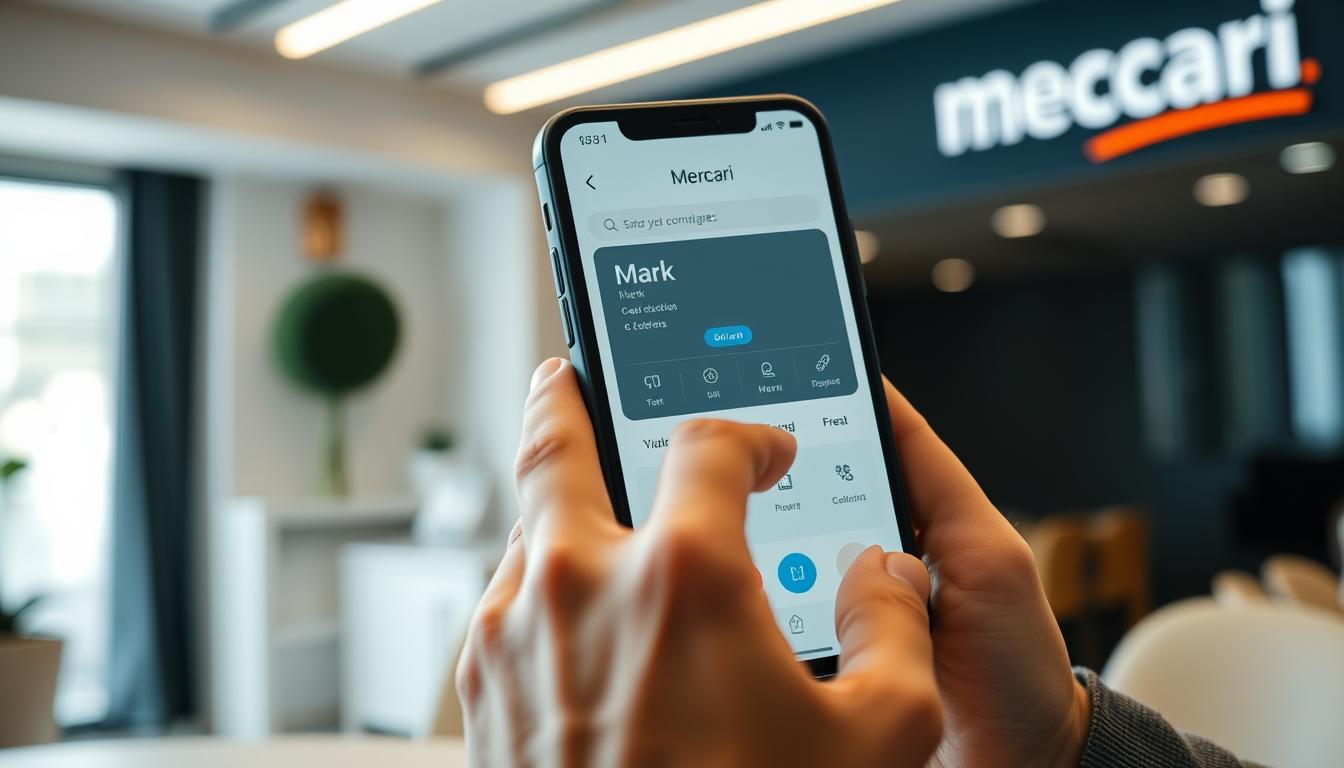 メルカリ 虫眼鏡マーク